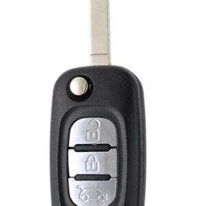 Carcasa mando 3 botones Renault VA2