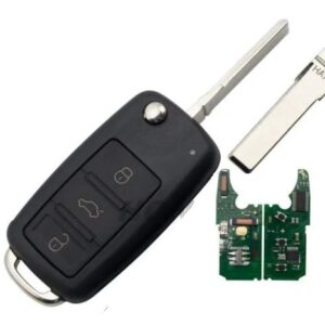 Mando a distancia inteligente 3+1 botones con chip HITAG2 de 433 Mhz Led verde