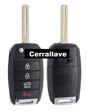 Carcasa mando 4 botones  Hyundai Kia