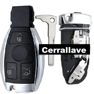 Carcasa mando 3 botones mercedes