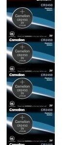 Pila Litio CR2450 3 V Camelion