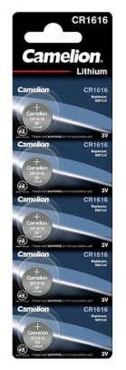 Pila Litio CR1616 3 V Camelion  Blíster de 5 pilas