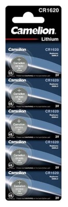 Pila Litio CR1620 3 V Camelion  Blíster de 5 pilas