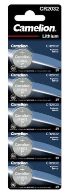 Pila Litio CR2032 3 V Camelion  Blíster de 5 pilas
