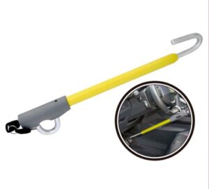 Barra antirrobo volante al pedal rígida y extensible